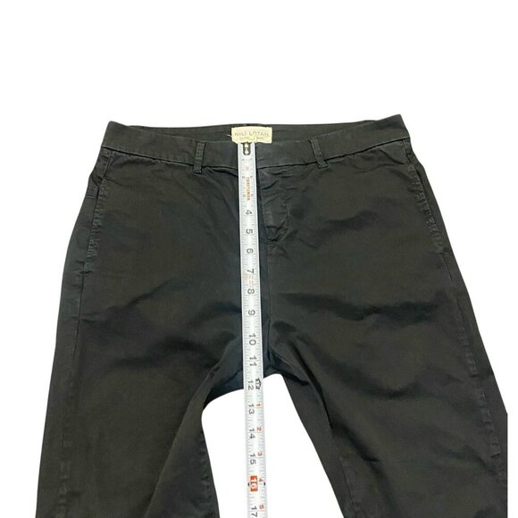 Nili Lotan Tel Aviv Pants Size 8 Black/Carbon Skinny Trousers Flap Pockets Crop - Picture 5 of 8